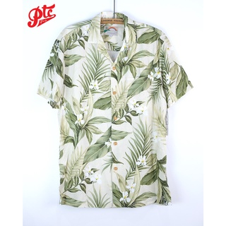 เสื้อฮาวาย PARADISE FOUND WHITE GINGER KHAKI