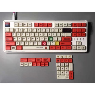 P PBT Sublimation XDA Mario ปุ่มกดคีย์บอร์ด สําหรับคีย์บอร์ด Mechanical 110+