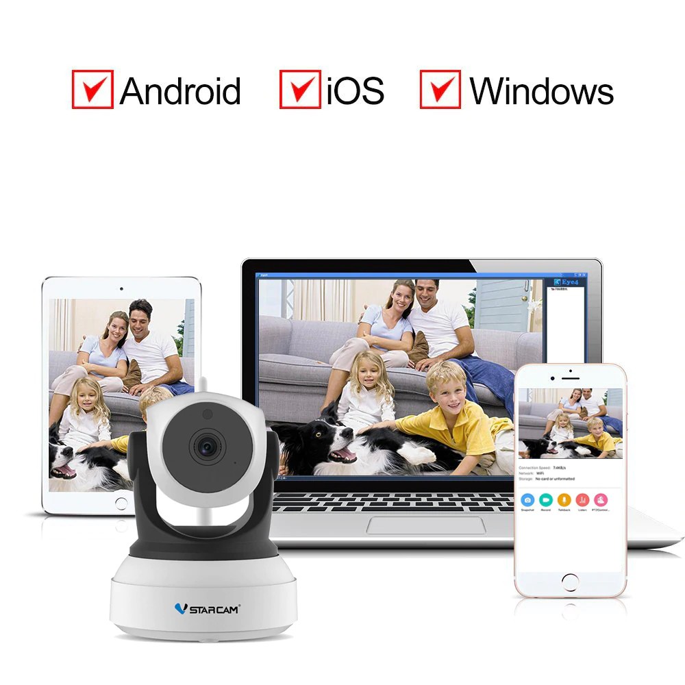 VSTARCAM รุ่น C24S กล้องวงจรปิด IP Camera 3.0 MP and IR CUT
