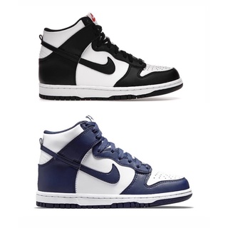 Nike dunk high panda &amp; navy