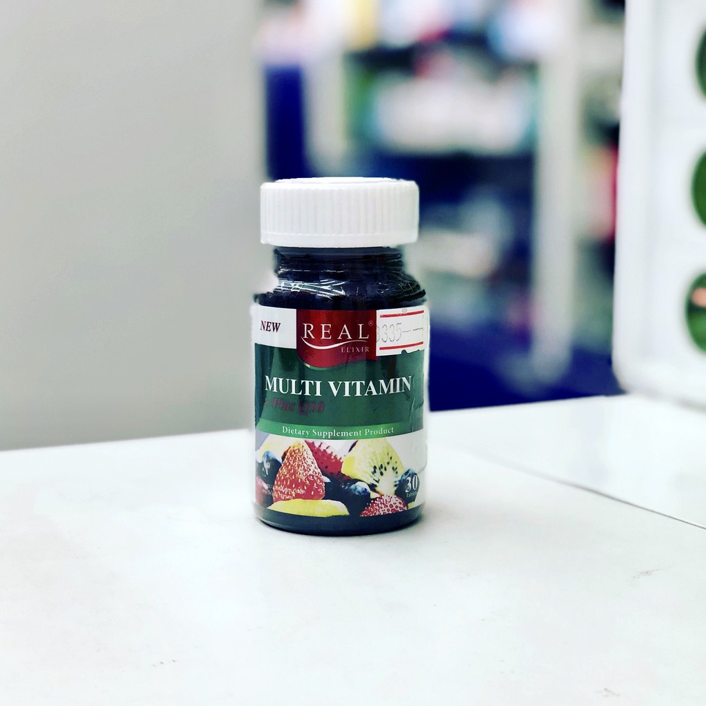 REAL ELIXIR MULTIVITAMIN Q10 30 เม็ด