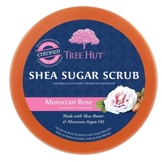 Tree Hut Shea Sugar Scrub Moroccan Rose สครับน้ำตาล ขัดผิว สูตรโมรอคแคน โรส (510g)