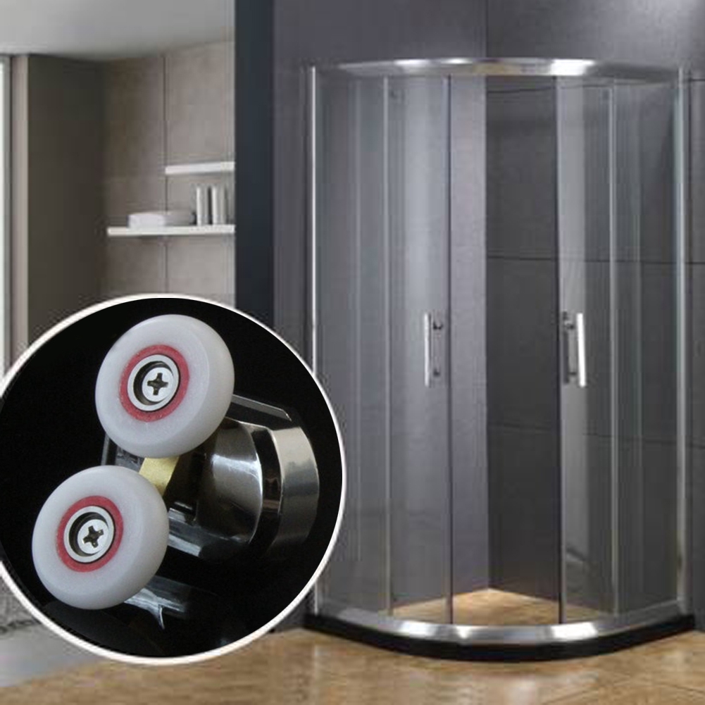 Sliding Door Wheel Alloy Shower Double Wheels Washroom Glass