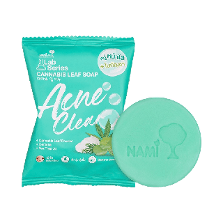 KBC117-01 Nami Lab Series Acne Clear Canna-bis Leaf Soap