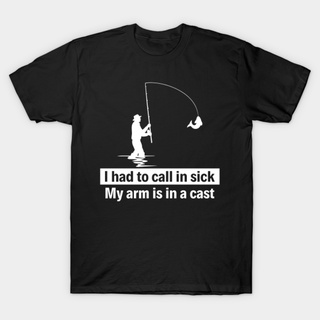 [S-5XL]GILDAN เสื้อตกปลา My Arm Is In A Cast สําหรับผู้ชาย และผู้หญิง