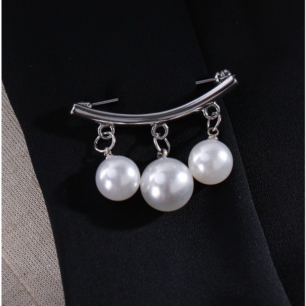 เข็มกลัดมุก เข็มกลัดแฟชั่นสไตล์เกาหลี สำหรับผู้หญิง - รูปที่ 3