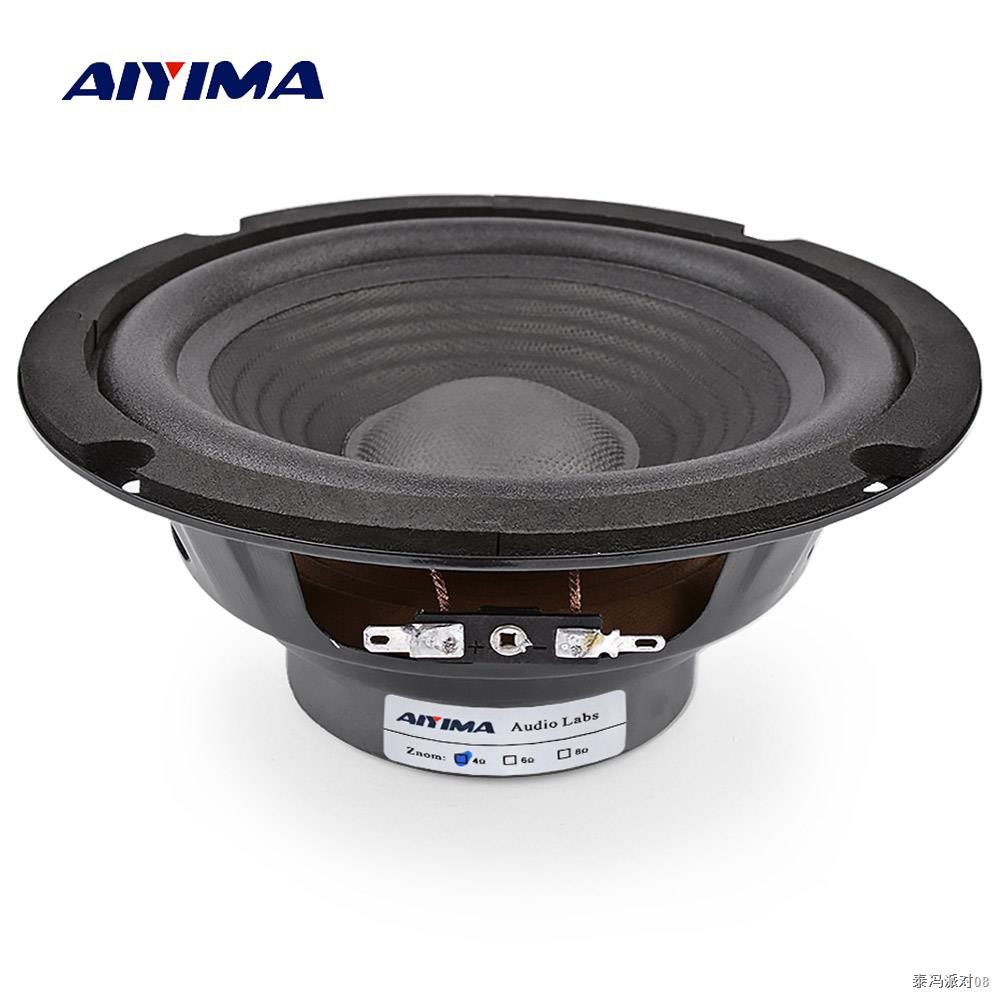 Aiyima 1pc 6 5 inch midrange bass speaker 4 ohm 150w audio music