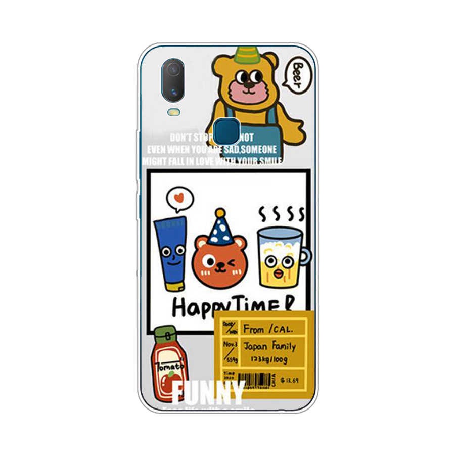 Vivo y20 2021 y12 y11 2019 y15 2020 เคส TPU นิ่ม ซิลิโคน ป้องกัน เคสโทรศัพท์