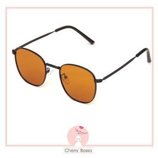 แว่นตากันแดดแบรนด์ Circus Eyewear รุ่น : Vintage Sun : 5113 Black / Gold PL Size 45 MM.