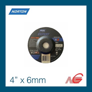 ใบเจียร์ NORTON 4" x 6mm A24R นอร์ตัน