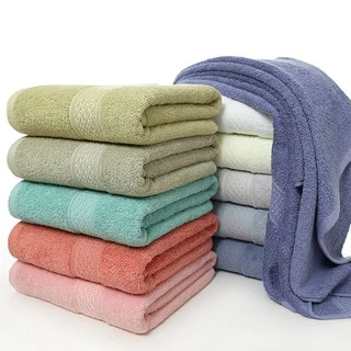 KinGrace-พร้อมส่ง ผ้าขนหนูอาบน้ำ (แบบปักโลโก้) ขนาด 72 x 140 CM. ผ้าเช็ดตัว ผืนใหญ่ ขนเดี่ยว หนานุ่ม MS-0220