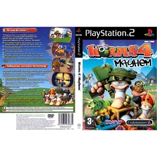 Worms 4 - Mayhem แผ่นเกมส์ PS2