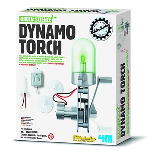 4Mองเล่นจำลองวงจรไฟ Green Science – Dynamo Torch