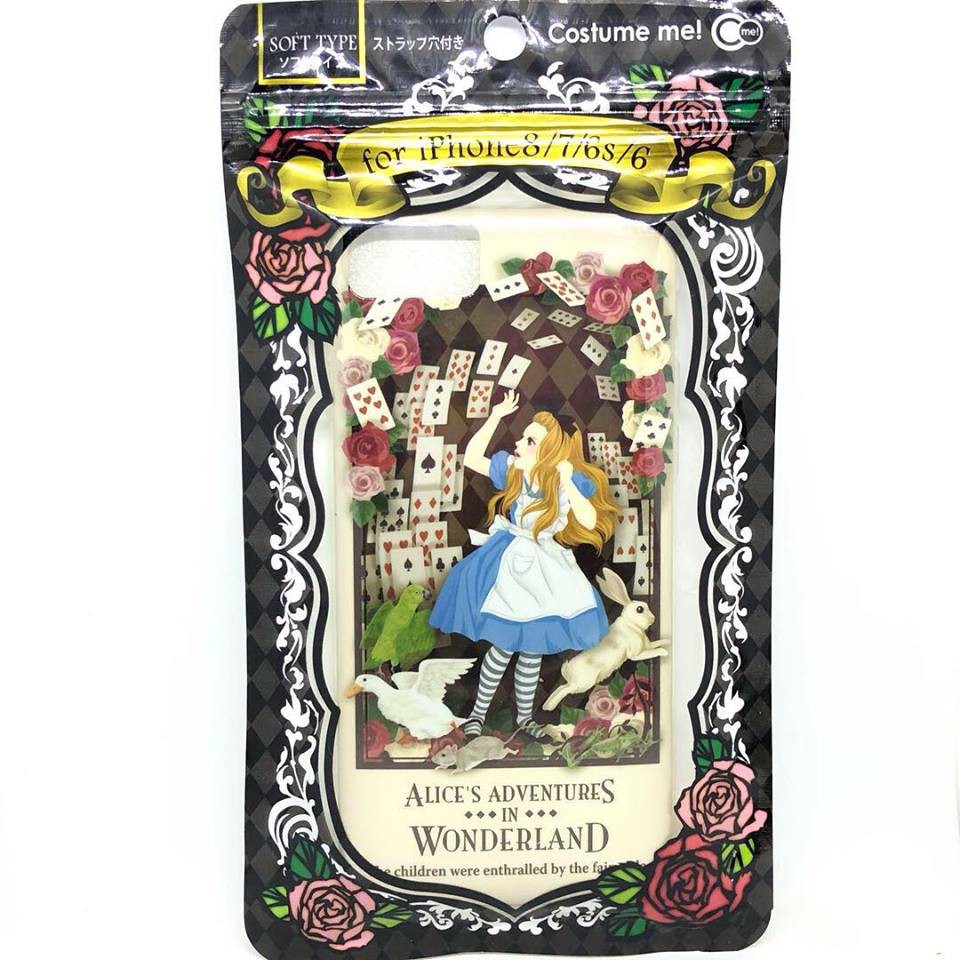 Case Iphone 6/6s/7/8 จาก Alice In The Wonderland สินค้าลิขสิทธิ์แท้ จากญึ่ปุ่น