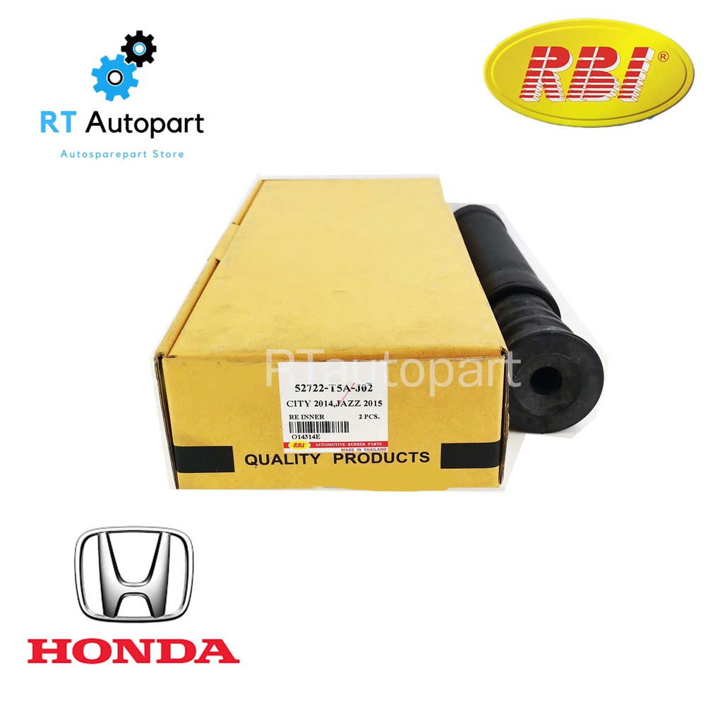 RBI กันฝุ่นโช้คหลัง Honda City Jazz GK ปี14-20 / กันฝุ่นโช้ค กันกระแทกโช้ค / 52722-T5A-J02 / 52686-T
