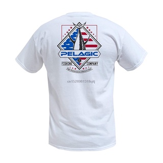 Gildan เสื้อยืดลําลอง แขนสั้น คอกลม พิมพ์ลาย PELAGIC Patriot Tuna Fishing โอเวอร์ไซซ์ ไซซ์ XS-4XL-5XL-6XL ของขวัญฮาโลวีน