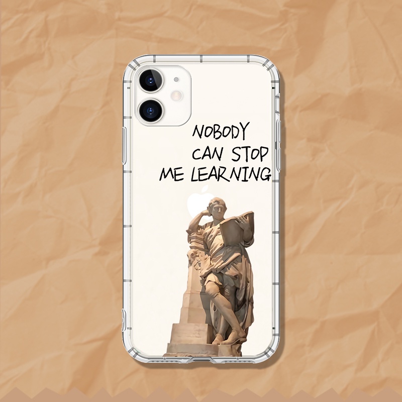 เคสโทรศัพท์มือถือ Tpu แบบใส ลายประติมากรรมย้อนยุค สําหรับ IPhone 14 15 Pro Max 11 Pro Max Xr Xs Max 12 Mini 13 Pro Max 6s 7 8 Plus