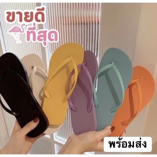 [PSKX149ลดสูงสุด 99 เก็บโค้ดส่งฟรีหน้าร้าน ] 🎀💢รุ่นขายดี💢รองเท้าคีบสีพาสเทล(พร้อมส่งค่ะ) เกาหลีมากๆค่า พื้นนุ่มมากกก 🎀