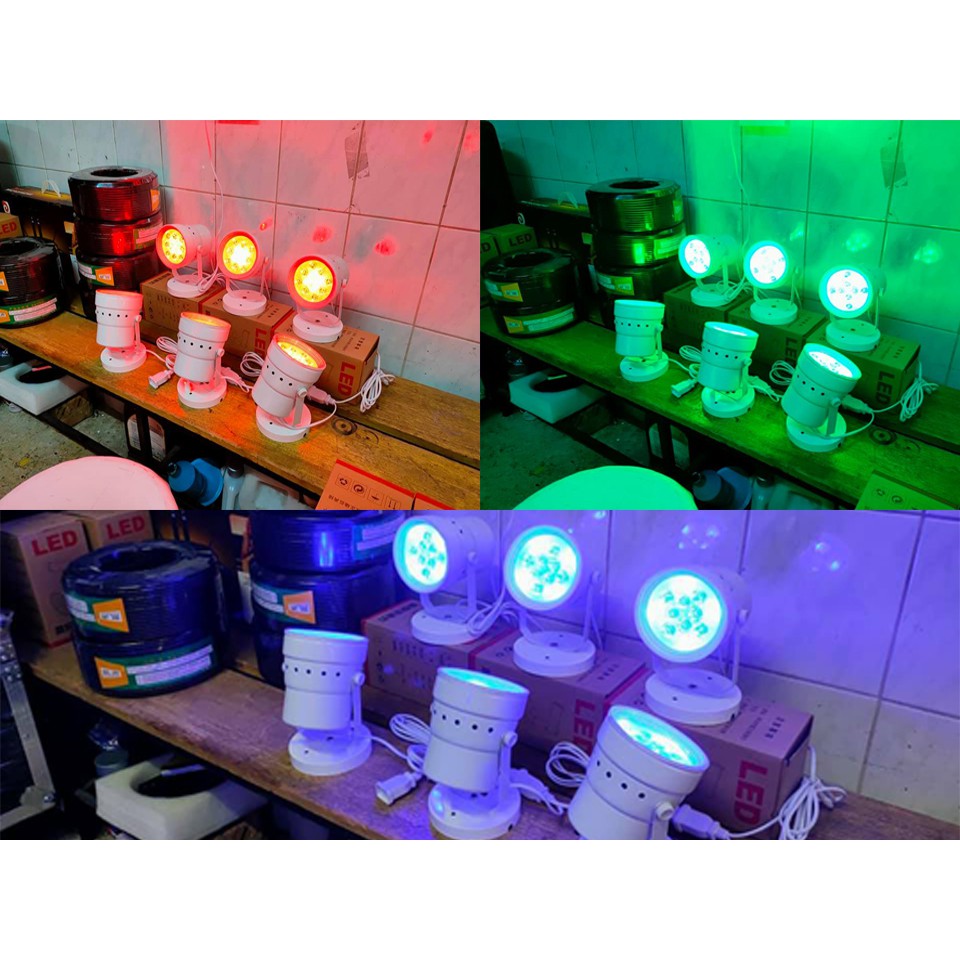 ไฟย้อมฉาก ไฟส่องบูส ไฟตกแต่ง LED Warm White / RGB ขนาดเล็ก