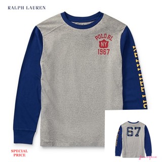 RALPH LAUREN COTTON JERSEY GRAPHIC T-SHIRT