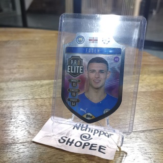 ขาย การ์ด Topps Match Attax 2021-22 Elite chrome shield SH2 SH 2 Phil Foden Manchester City Man City การ์ดฟุตบอล