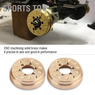 Sports Toy ของเล่น Cnc เครื่องทองเหลืองภายในน้ําหนักเบาสําหรับ 1.9/2.2 Rc Crawler Car Wheel