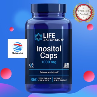 Life Extension Inositol Caps 1000 mg / 360 Vegetarian Capsules