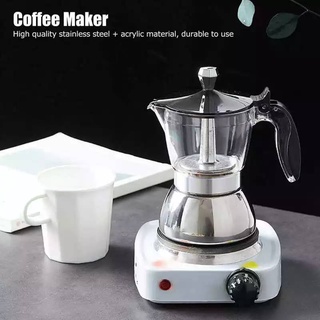 หม้อชงกาแฟ มอคค่าพอท 180ml Moka Pot มอคค่า พ็อต กาต้มกาแฟสด หม้อชงกาแฟ --สินค้าพร้อมส่ง--