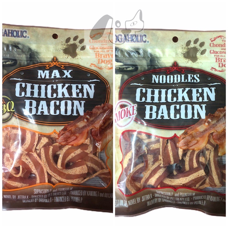 Max chicken ชิกเก้น เบค่อน ขนมน้องหมา