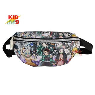 Kid 889 Shop ดาบพิฆาตอสูร  กระเป๋าคาดเอว กระเป๋าคาดอกเด็ก กระเป๋าเด็ก  (DEMON SLAYER) รุ่น DS65