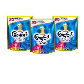 Comfort น้ำยาปรับผ้านุ่ม คอมฟอร์ท น้ำเดียว สีฟ้า 130 มล.