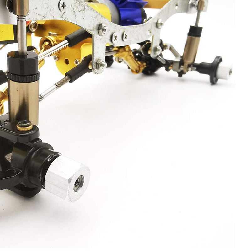 อะแดปเตอร์ดุมล้อโลหะ หกเหลี่ยม 5 มม. เป็น 12 มม. สําหรับอัพเกรดรถบังคับ WPL D12 C14 C24 B14 B16 MN D90 D91 yehengh 4 ชิ้น - รูปที่ 5