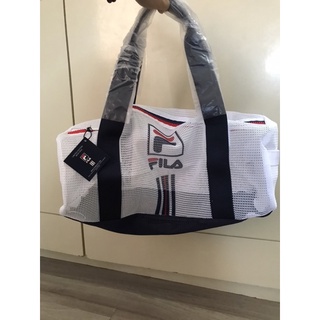 กระเป๋ากีฬา Fila + Starbucks mesh bag Limited Edition จุของได้เยอะมาก น้ำหนักเบา