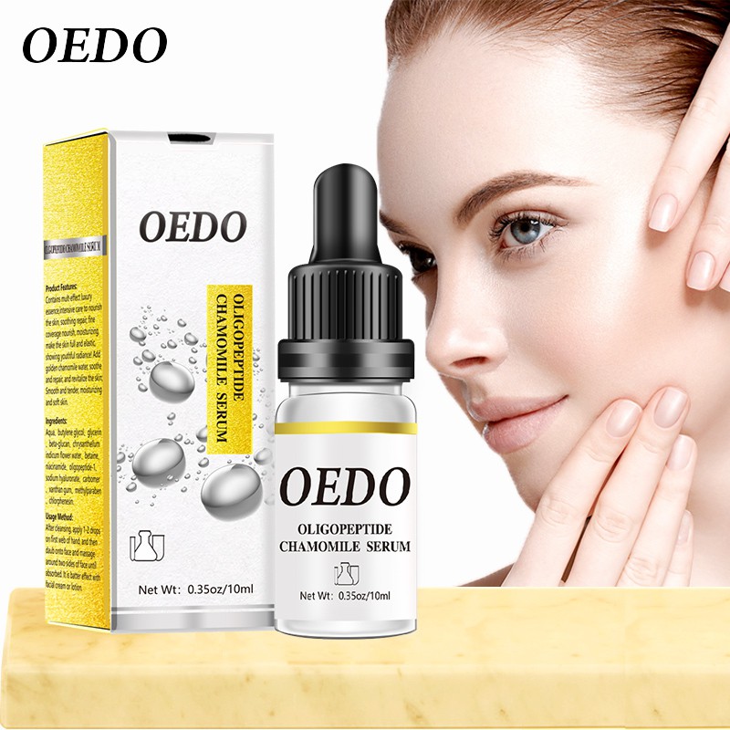 OEDO เซรั่มหน้าใส สกัดจากดอกคาโมมายล์ เพิ่มความชุ่มชื้น ลดรูขุมขน เอสเซนส์บำรุงผิวหน้า Oligopeptide Chamomile Serum