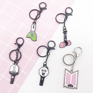 Keychian BTS GOT 7 WannaOne BLACKPINK Key Holder โลหะสีดำ