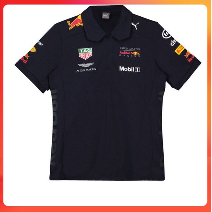 เสื้อโปโลคอปก Redbull Aston Martin Formula 1 F1 - คุณภาพสูง