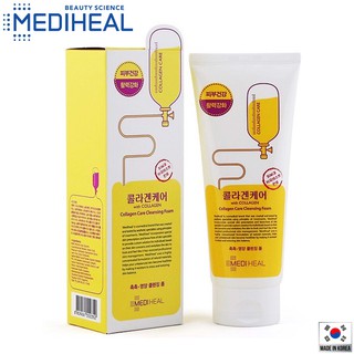 MEDIHEAL Collagen Care Cleansing Foam 170ml คลีนซิ่งโฟมทำความสะอาดผิวหน้าสูตรคอลลาเจนเข้มข้นพิเศษจากเกาหลี