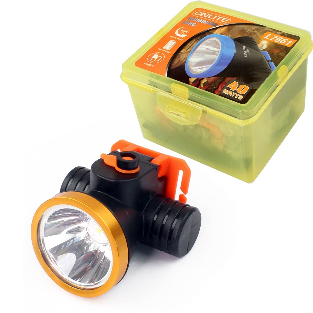 Telecorsa ไฟฉายคาดหัว ONLITE-L7661 รุ่น Head-light-Battery-L7661-05e-song