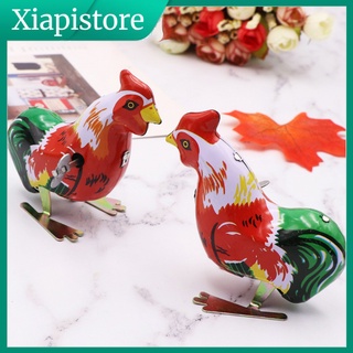 Xiapistore ของเล่นไขลาน รูปการ์ตูนไก่ สไตล์วินเทจ สําหรับเด็ก