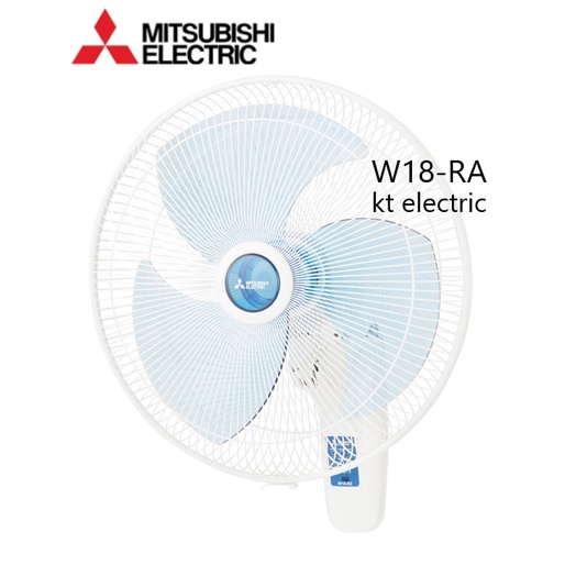 MITSUBISHI พัดลมติดผนัง 18 นิ้ว W18-GA / พัดลมติดผนัง 18 นิ้ว แบบรีโมทคอนโทรล W18-RA สีเทา / สีขาว รูปที่ 5