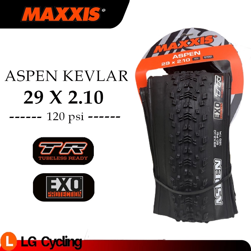 MAXXIS 29 X 2.10 ASPEN KEVLAR สีดํา eXC/EXO/TR จักรยาน MTB จักรยานพับ Tyre