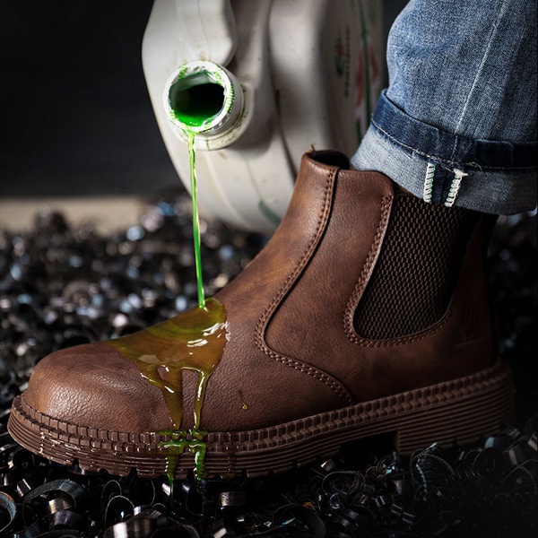 หนังแท้ %ทน เท่ คุ้ม! รองเท้าเซฟตี้ หัวเหล็ก safety shoes leather ใส่ทำงาน ใส่เที่ยว ช่าง วิศวะ เชฟ หนังแท้หัวเหล็ก