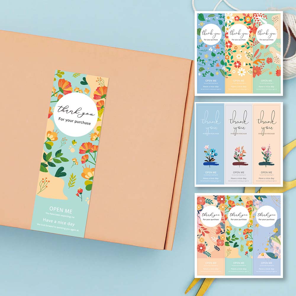 10 ชิ ้ น/Pack ขอบคุณสติกเกอร ์ กันน ้ ําซีลป ้ าย 3 * 9 ซม.สติกเกอร ์ บรรจุภัณฑ ์ สําหรับธุรกิจขนาดเล ็ กอุปกรณ ์ ตกแต ่ ง
