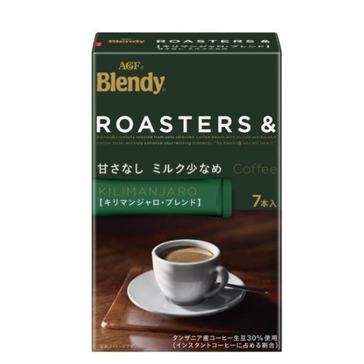 AGF Blendy Roasters & Stick Kilimanjaro Blend 7 Piecesกาแฟญี่ปุ่น / Ajinomoto AGF Blendy Roasters & 