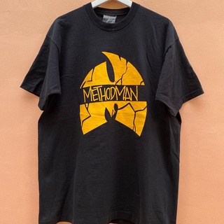 เสื้อยืดแขนสั้น พิมพ์ลาย METHOD MAN WuTang Clan Wudang สไตล์ฮิปฮอป คลาสสิก สําหรับผู้ชาย และผู้หญิง