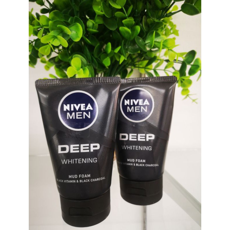 Nivea men deep whitening mud foam 100g
