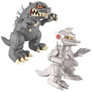 Super Deformed Tokyo Mecha Godzilla And Godzilla 5.5-Inch Vinyl Figure #ก็อตซิลล่า