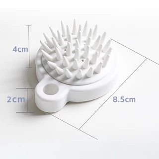 shampoo Silicon brush หวีสระผม หวีซิลิโคน แปรงช่วยสระผม แปลงช่วยสระผม ลดอาการคัน นวดหนังศรีษะ