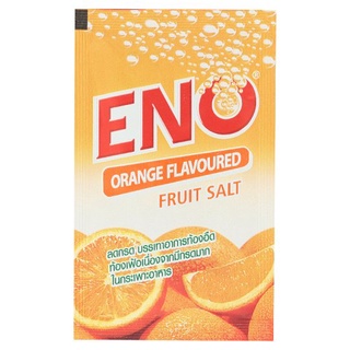 ราคาพิเศษ!! อีโน ยาผงฟู่ รสส้ม 4.3กรัม ENO Orange Flavoured Fruit Salt 4.3g