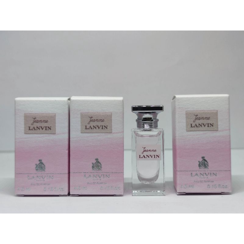 Lanvin Jeanne EDP 5ml mini (ขนาดมินิ)น้ำหอมจิ๋วแท้ ชนิดหัวแต้ม